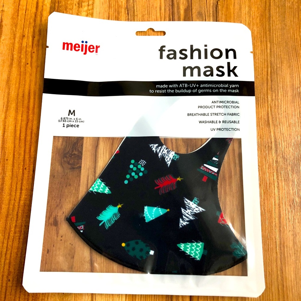3/$10 NEW Tree Face Mask Black UNISEX Kids ATB-UV+